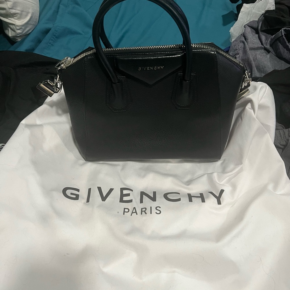 Givenchy Antigone Midnight Black Satchel
